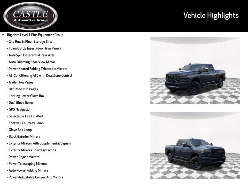 New 2027 RAM 2500 Big Horn AWD/4WD image 3