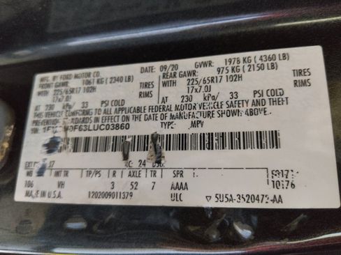Used 2020 Ford Escape S FWD image 33