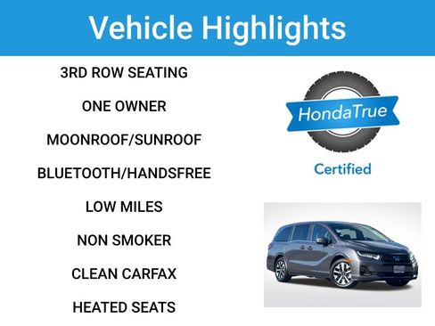 Certified 2025 Honda Odyssey EX-L image 2