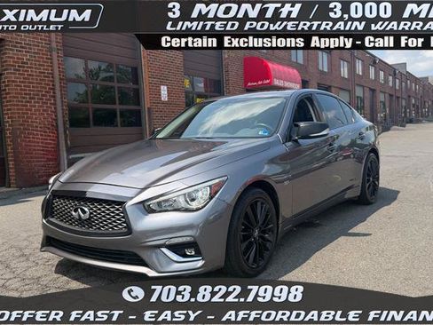 Used 2018 INFINITI Q50 Luxe w/ Essential Package (3.0T Luxe) AWD/4WD image 1