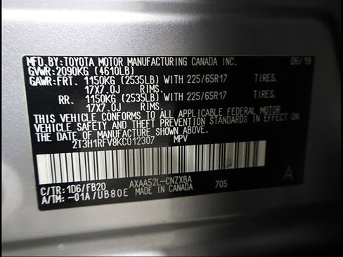 Used 2019 Toyota RAV4 LE w/ Carpet Mat Package FWD image 12