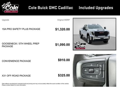 Certified 2025 GMC Sierra 3500 Pro w/ 1SA Pro Safety Plus Package AWD/4WD image 3