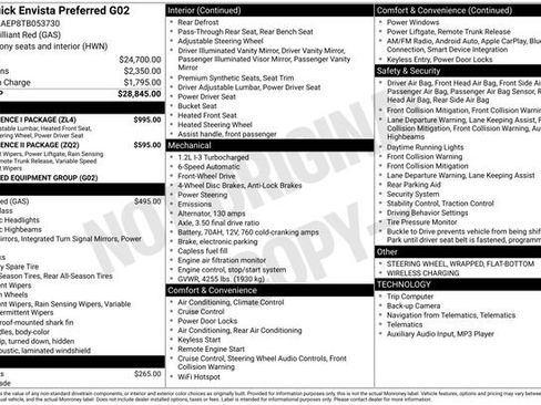 New 2026 Buick Envista Preferred w/ Convenience I Package image 3