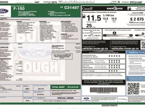 Certified 2023 Ford F150 XLT w/ Equipment Group 302A High AWD/4WD image 6