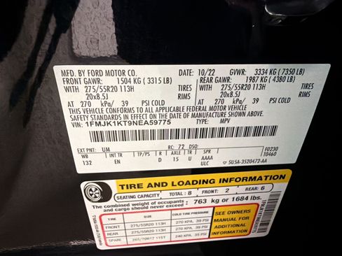 Used 2022 Ford Expedition Max Limited RWD image 26