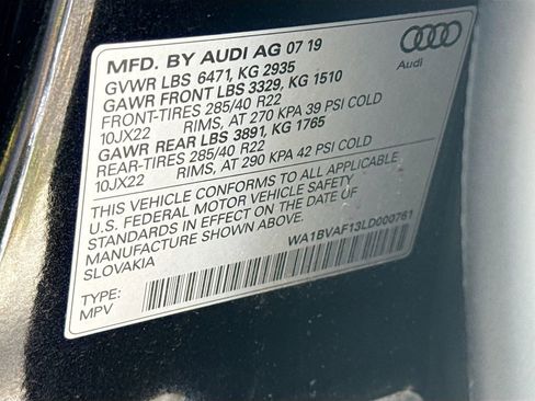 Used 2020 Audi Q8 Premium Plus w/ Premium Plus Package AWD/4WD image 36