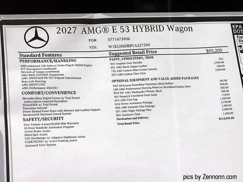 New 2027 Mercedes-Benz E 53 AMG e 4MATIC Wagon image 30
