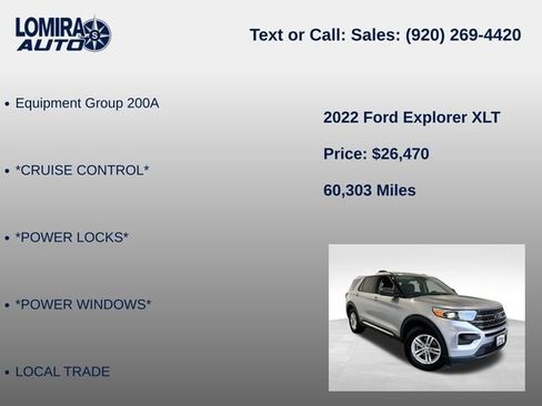 Used 2022 Ford Explorer XLT AWD/4WD image 8
