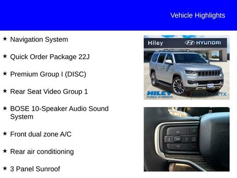 Used 2022 Jeep Wagoneer Series II w/ Premium Group I AWD/4WD image 9