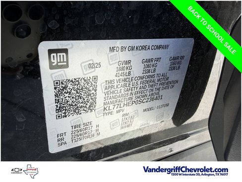 Used 2025 Chevrolet Trax LT w/ LT Convenience Package FWD image 26