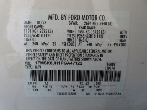 Used 2023 Ford Explorer Timberline w/ Timberline Technology Package image 32