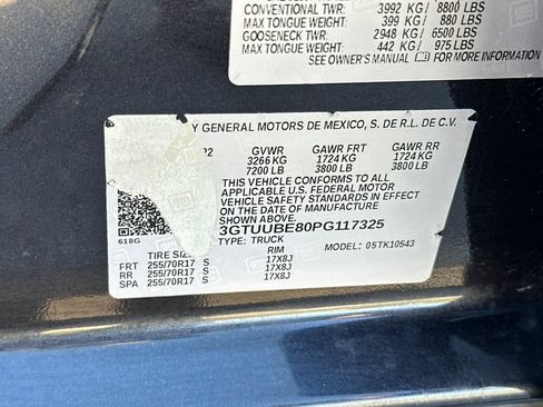 Used 2023 GMC Sierra 1500 SLE AWD/4WD image 34