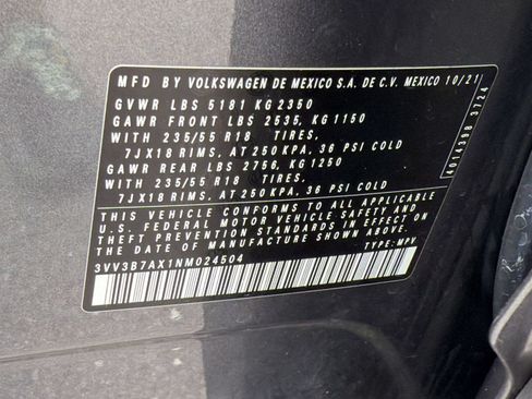 Used 2022 Volkswagen Tiguan SE FWD image 23