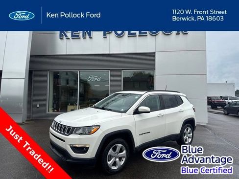 Used 2021 Jeep Compass Latitude w/ Sun and Sound Group AWD/4WD image 1