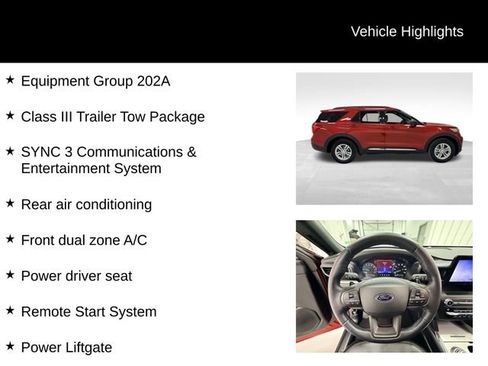 Used 2020 Ford Explorer XLT w/ Equipment Group 202A image 16