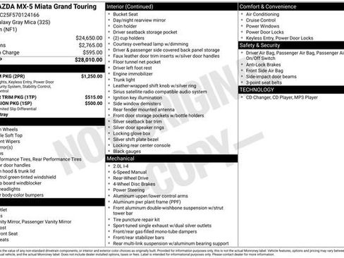 Used 2007 MAZDA MX-5 Miata Grand Touring w/ Premium Pkg image 6