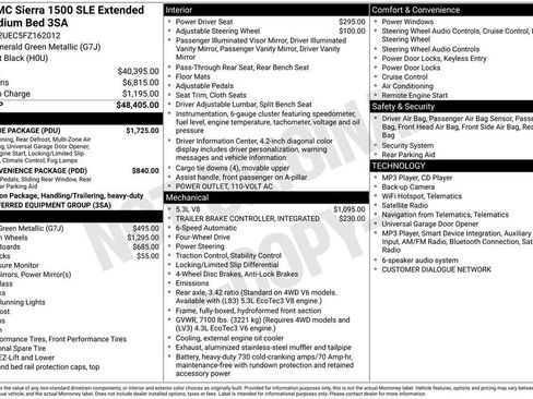 Used 2015 GMC Sierra 1500 SLE w/ SLE Value Package AWD/4WD image 13