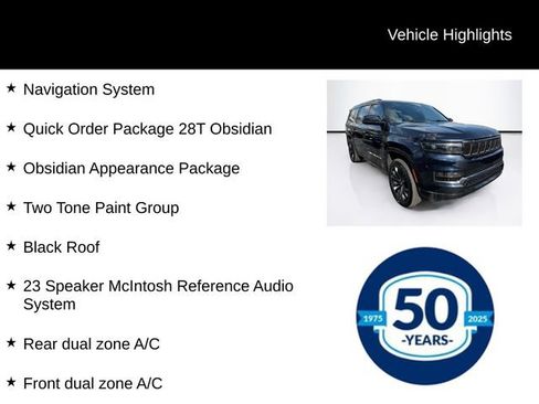 Certified 2024 Jeep Grand Wagoneer L Series II w/ Quick Order Packagew 28T AWD/4WD image 8