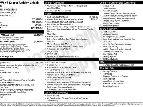 Used 2021 BMW X5 xDrive40i w/ M Sport Package AWD/4WD image 4
