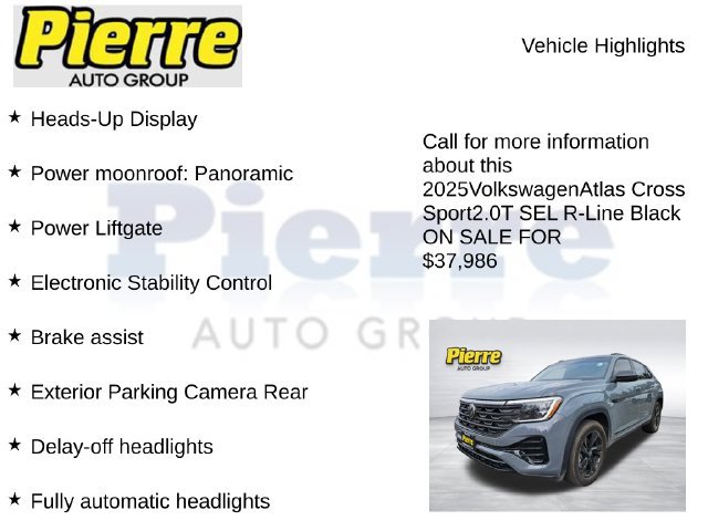 Used 2025 Volkswagen Atlas Cross Sport SEL R-Line AWD/4WD image 12