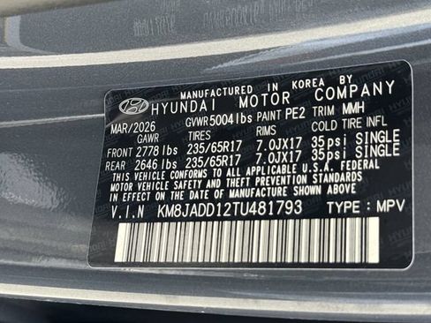 New 2026 Hyundai Tucson Blue SE AWD/4WD image 33