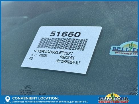 New 2025 Ford Ranger XLT w/ Equipment Group 301A High RWD image 23