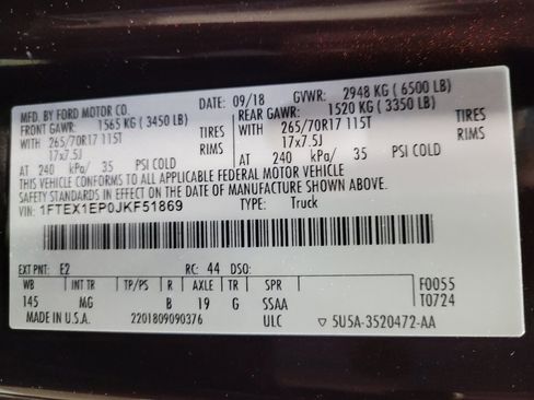 Used 2018 Ford F150 XLT AWD/4WD image 33
