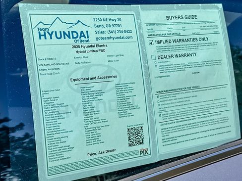 Used 2025 Hyundai Elantra Limited FWD image 40