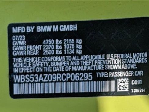 Certified 2024 BMW M4 Coupe w/ Executive Package RWD image 24