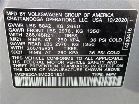 Used 2021 Volkswagen Atlas Cross Sport SEL Premium R-Line image 27