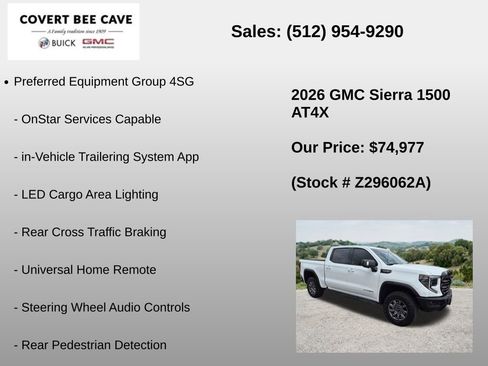 Used 2026 GMC Sierra 1500 AT4X AWD/4WD image 36