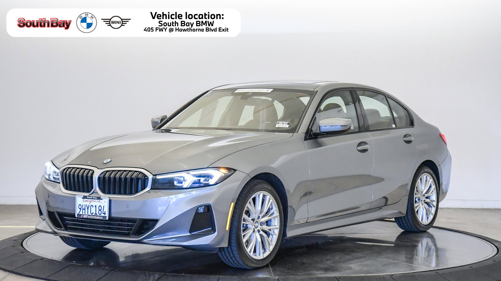 Certified 2023 BMW 330i Sedan w/ Premium Package RWD image 1