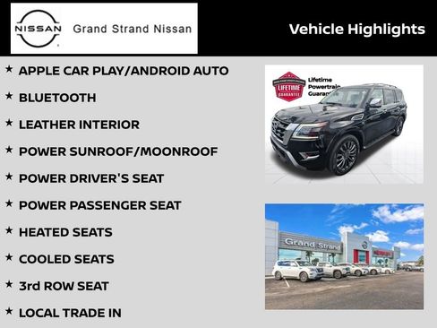 Used 2022 Nissan Armada Platinum w/ Captain's Chairs Package image 3