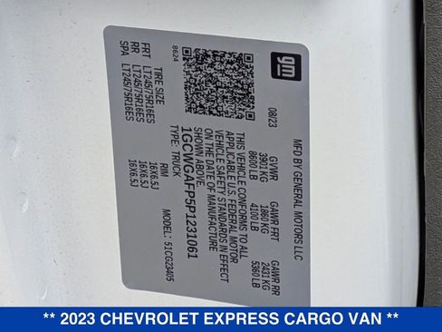 Certified 2023 Chevrolet Express 2500 w/ Driver Convenience Package image 41