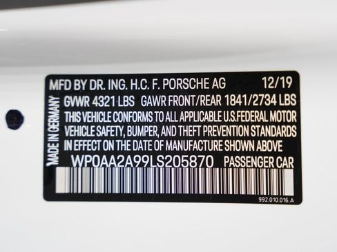 Used 2020 Porsche 911 Carrera image 46