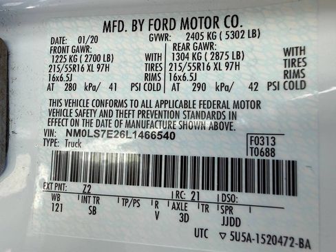 Used 2020 Ford Transit Connect XL FWD image 45