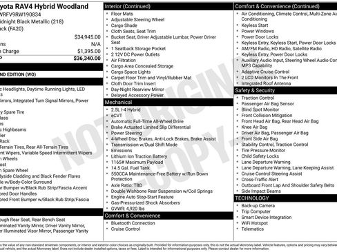 Used 2024 Toyota RAV4 AWD Hybrid image 13