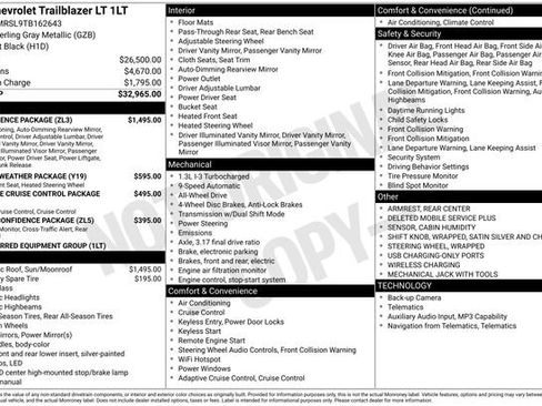 New 2026 Chevrolet TrailBlazer LT w/ Convenience Package AWD/4WD image 6