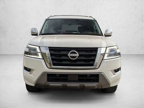 Used 2023 Nissan Armada Platinum w/ Captain's Chairs Package image 2