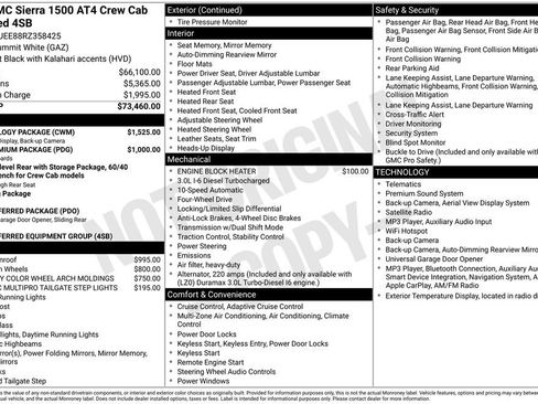 Used 2024 GMC Sierra 1500 AT4 w/ Technology Package AWD/4WD image 3