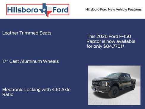 New 2026 Ford F150 Raptor AWD/4WD image 15