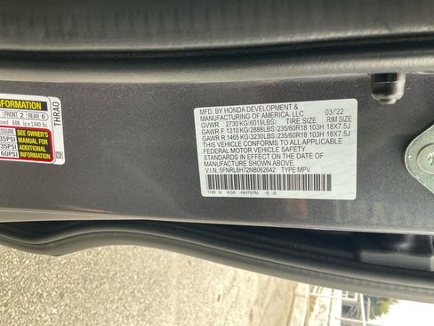 Used 2022 Honda Odyssey EX-L image 38