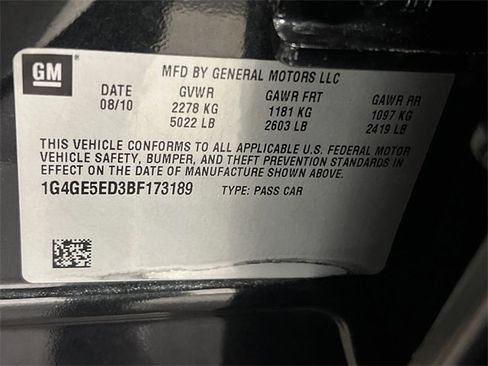 Used 2011 Buick LaCrosse CXS w/ Driver Confidence Package image 29