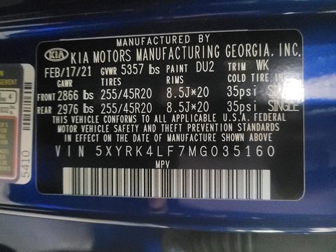 Used 2021 Kia Sorento SX FWD image 33