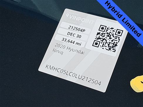 Used 2020 Hyundai Ioniq Limited image 25