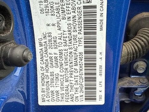Used 2019 Honda Civic LX image 7