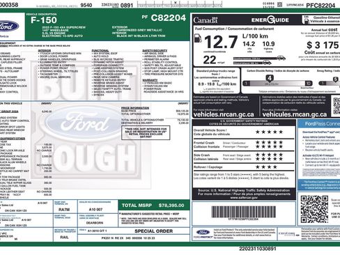 Used 2023 Ford F150 XLT w/ Equipment Group 302A High AWD/4WD image 4
