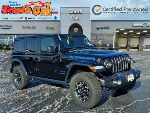 Used 2022 Jeep Wrangler Unlimited Rubicon 4xe w/ Cold Weather Group AWD/4WD image 1