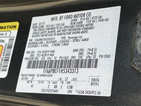 Used 2017 Ford Mustang GT Premium w/ Black Accent Package image 15