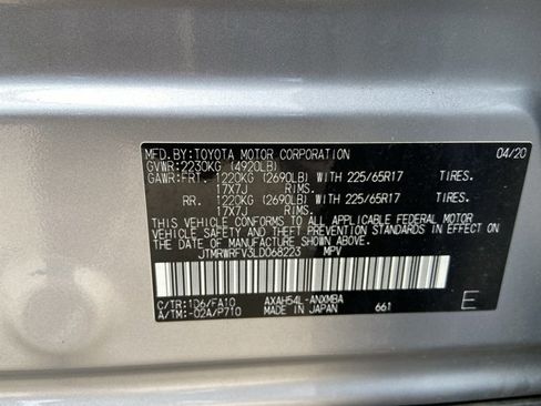 Used 2020 Toyota RAV4 XLE w/ Convenience Package AWD/4WD image 39